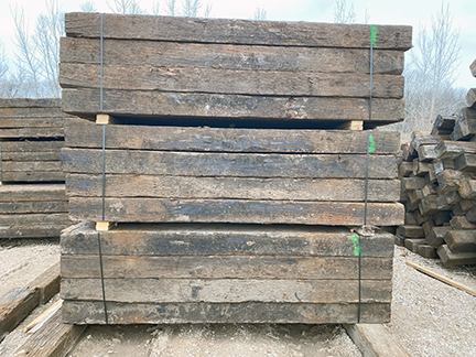 Used Railroad Ties for Sales_MMMRecycles_Railroad Ties for DIY Projects_Option 1 from Midwest Companies